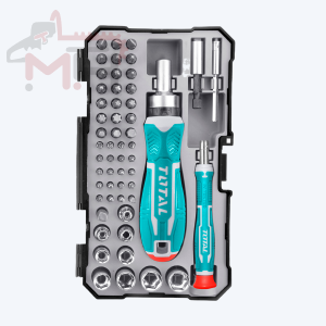 TOTAL Order Total 55 Pcs Screw Driver Bit Set - Precision and Versatility in Every Bit.