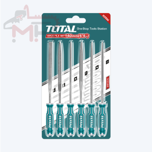 TOTAL 6 Pcs Mini Needle File Set - Essential Craft Tool for Precision Work