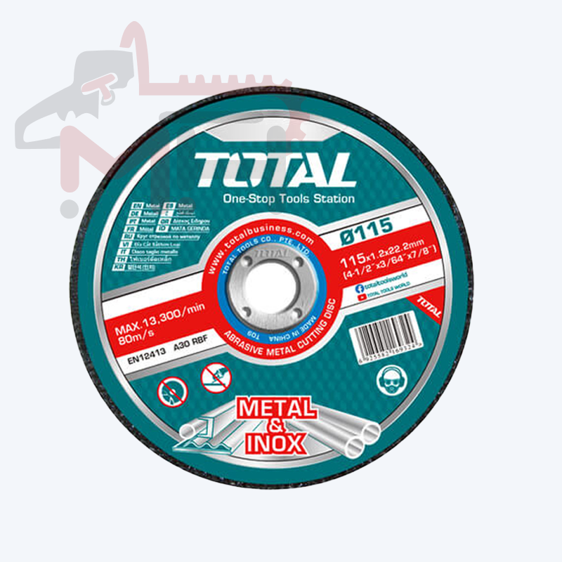 TOTAL Abrasive Metal Cutting Disc - Precision Blades for Superior Cutting Performance.