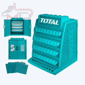 Total Drill Bits Display Cabinet - Premium Organizer for Efficient Workspace