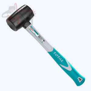 TOTAL Rubber Mallet - Your precision tool for gentle impact work.