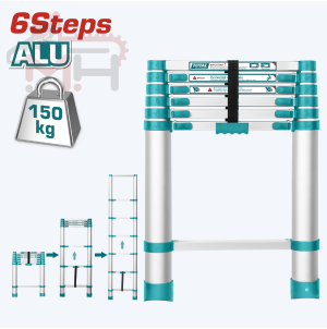 TOTAL Telescopic Ladder - Extendable Design for Ultimate Convenience