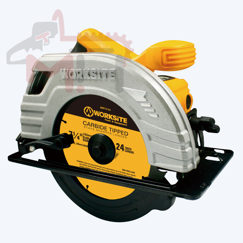 ProCut 7-Inch Circular Saw in action - Precision cutting tool for woodworking projects.