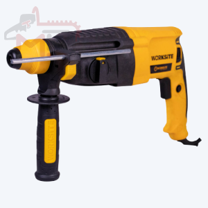 PowerStrike 26mm Rotary Hammer in action - Unleash the power of precision drilling with this heavy-duty drilling machine.