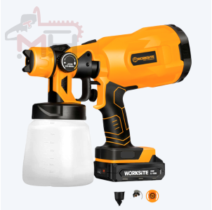 PowerSpray Electric Spray Gun in action - Achieve professional paint finishes effortlessly.